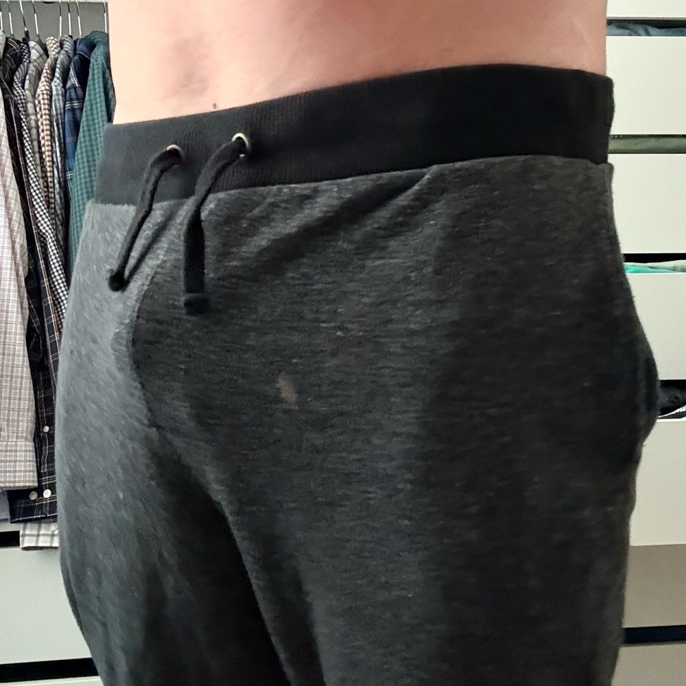 Men's Black & Gray Jogger Pants - Picture 3 of 5
